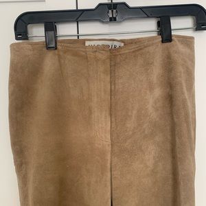 Vintage Suede Hipster Pants